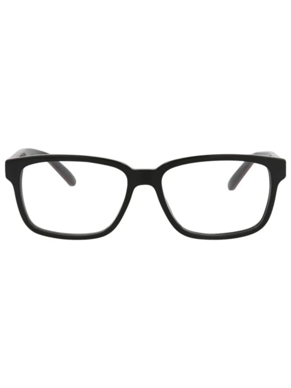 New Gucci Women's Eyeglasses Square Rectangle Acetate Frame Unisex Black Black